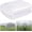 Clear, variant on 2 Pack Garden Netting for Raised Beds, Rectangular Mesh Plant Covers with Drawstring for Garden Protection, Raised Bed Bird Netting Pest Barrier Screen for Protecting Vegetables Fruits Flowers Crops