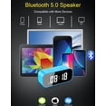 thumbnail image 4 of Despertador AFK Digital con altavoz Bluetooth y pantalla LED, 4 of 6