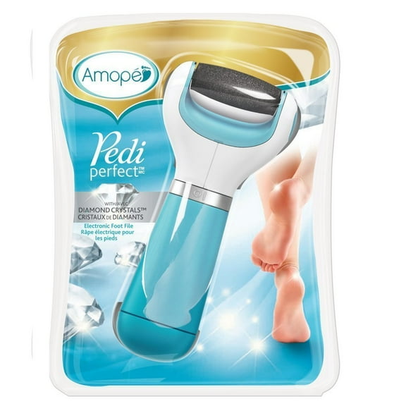 Amop Pedi Perfect Electronic Foot File, Regular Coarse Pack of 2