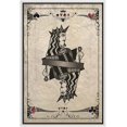 thumbnail image 3 of PixonSign Framed Canvas Print Wall Art Black & White King in Deck of Cards Pop Culture Toys Wood Panels Modern Art Modern Fun Multicolor Warm for Living Room, Bedroom, Office - 24"x36" White, 3 of 5