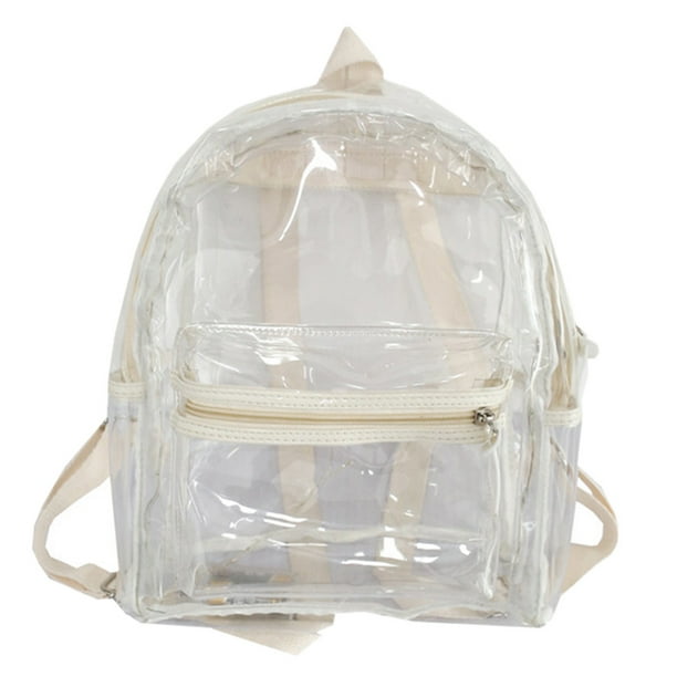 Mochila transparente de jalea creativa mochila clara delicada mochila clara