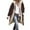 Brown, variant on Women's Mid-Length Solid Color Winter Coat, Warm Hooded Long Sleeve Jacket with Soft Insulation, Knee-Length Casual Outerwear for Cold Weather, Classic Hood Daily Wear Parka Black XL