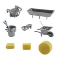 thumbnail image 4 of Milaget Farm Scene Decoration Miniature Model Kits Props Desktop Crafts Playset Ornament A, 4 of 9
