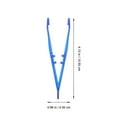 thumbnail image 2 of EIGTHTAIL 10 Disposable Round Tip Plastic Craft Tweezers, 2 of 4