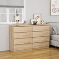 thumbnail image 6 of 4 Drawer Dresser for Bedroom,31.5"W Modern Chest of Drawers with Hidden Handle,Wooden Closet Chests Organizer for Bedroom, Living Room,Natural, 6 of 8