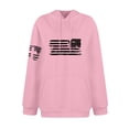 thumbnail image 4 of GIPQJK Men's Graphic Hoodies Usa Flag Hooded Sweatshirts Fall Fashion 2024 Big and Tall Pullover Tops with Pockets,Pink 4XL, 4 of 5