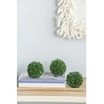 thumbnail image 2 of A&B Home 4" Faux Boxwood Topiary Ball Botanical/Green, 2 of 6