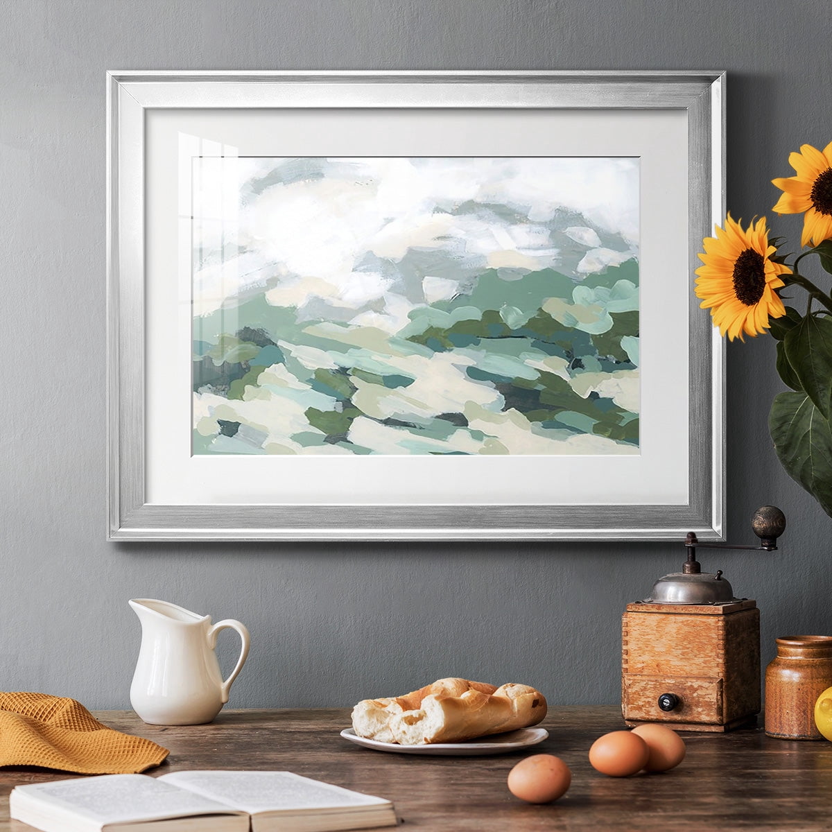Verdant Hillside I Premium Framed Print - Ready to Hang