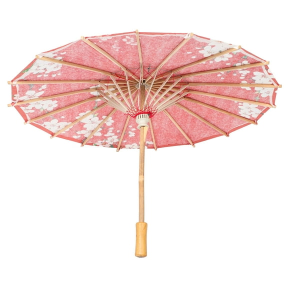 WHAMVOX Handmade Chinese Oiled Paper Umbrella Parasol Vintage Japanese Oil Paper Parasol for Party Decoration Weddings Cosplay Events Dance