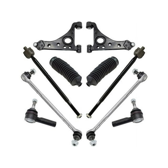 Front Control Arm Ball Joint Tie Rod and Sway Bar Link Kit 10 Piece - Compatible with 2015 - 2018 Chevy Trax 2016 2017