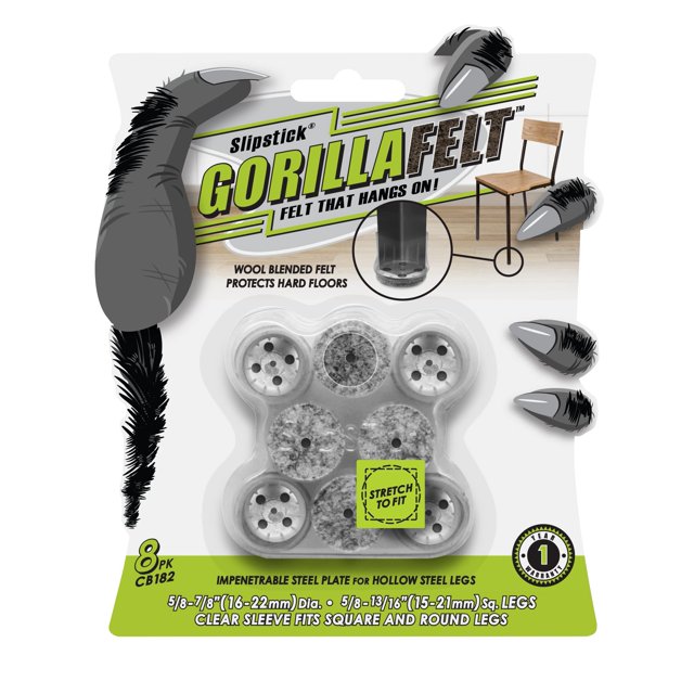Protectores para patas de silla Slipstick CB182 con fieltro
