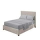 thumbnail image 4 of Juego de ropa de cama para el hogar Sábana de cama Funda de colchón Funda de almohada Juego de ropa de cama de poliéster de color sólido, gris, gemelo, 3pcs / set Eigraketly HA6267-06B, 4 of 7