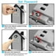 thumbnail image 4 of Key Safe Wall Mounted Key Box With Digital Code & Emergency Keys, Large Key Safe Box Xl Size Outdoor Key Safe For Home, Office, Factory, Garages (blac, 4 of 5