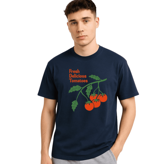 Fresh Delicious Tomatoes T Shirt for Men Women, Vintage Garden Graphic Tee, Tomato Lover Tshirt, Farmer Market Gift for Gardeners