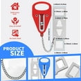 thumbnail image 5 of WUSI Portable Door Lock Hotel Door Locks, Durable Door Latch Lock for Additional Safety and Privacy, Perfect Defense Tools for Traveling Home Apartment, 5 of 8