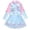 Light Blue1, variant on lnmuld Girls Long Sleeve Swimsuit Jumpsuit Rash Guard Sun Bathing Suit for Toddler Youth Color:Purple3,Size:2-4 Years