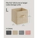 thumbnail image 5 of Cubos de almacenamiento SONGMICS, tela no tejida, 33 x 33 cm, color beige, 5 of 7