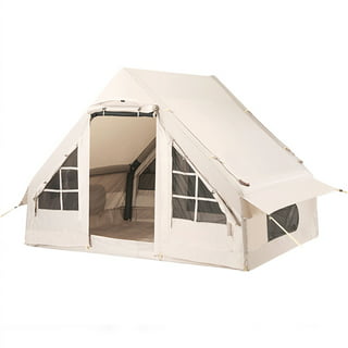 AISUNSS Outdoor Inflatable Tent,9.8'x6.8'ft Glamping Tents, for 3-4 People  People Family Tent 