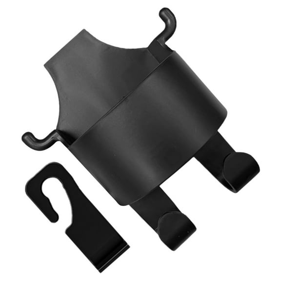 SWETRACE 1Set Vehicle Headrest Cup Holder Black ABS Construction for Car RV Van Truck Boat Use