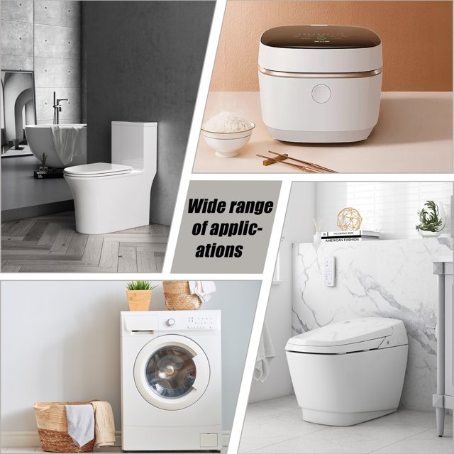 Kearding Accesorios para asientos de inodoro Accesorio universal para asiento de inodoro, resistente y duradero, hecho de ABS Accesorios de baño