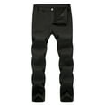 thumbnail image 2 of Lovzfmll Pantalon de Randonnée d'Hiver pour Homme, Robuste, Imperméable, Coupe-Vent, Doublé en Molleton, Multiples Poches pour l'Aventure Noir, 4TG, 2 of 7