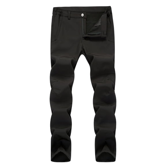 Yaoyar Men's Hiking Cargo Pants Joggers Outdoor Travel Pants Button Zipper Pocket Cargo Pants