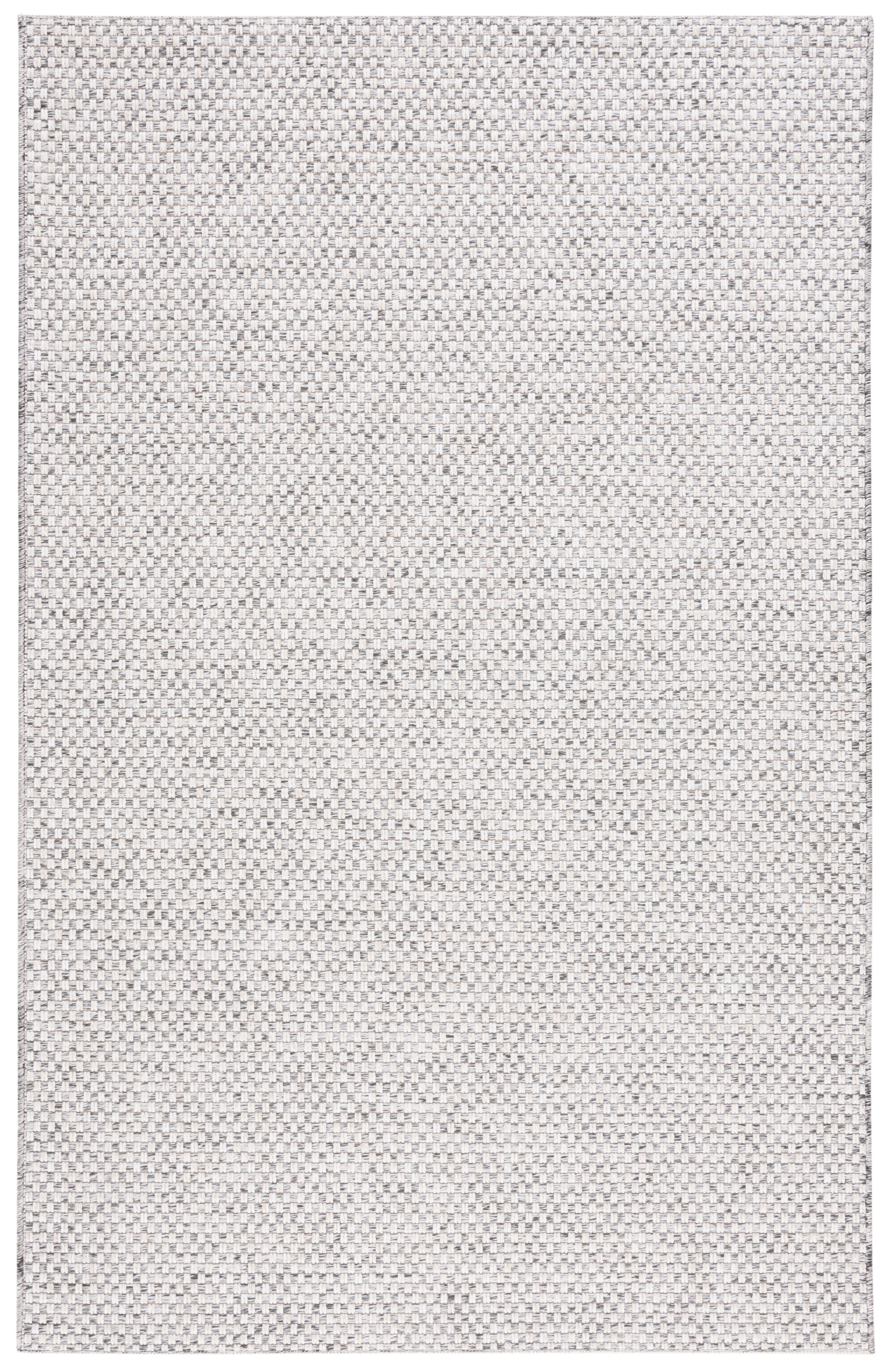 Safavieh Sisal All-Weather Delroy Solid Indoor/Outdoor Area Rug, Gray/Ivory, 6'7" x 9'6"