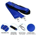 thumbnail image 4 of Unique Bargains 59' Shoulder Strap, 1.5' Width Nylon Adjustable Replacement Strap with Anti Slip Padded Swivel Hooks, Blue, 4 of 5