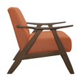 thumbnail image 4 of OakvillePark Ecola Fabric Accent Chair, Orange, 4 of 6