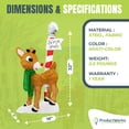 thumbnail image 3 of ProductWorks Rudolph the Red Nosed Reindeer Pre-Lit Christmas Yard Decor, 3 of 11