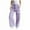 Purple, variant on Mgmyaa Boys and Girls Cargo Pants Kids Summer Outdoor Wide-Leg Long Pants