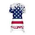 thumbnail image 3 of Birdeem Mode Femmes Été T-Shirt Imprimé Ample Col Rond Manches Courtes Blouse Décontractée, 3 of 5
