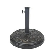 Oakland Living 4235-US33-AB Cast Concrete Umbrella Stand - Antique Black