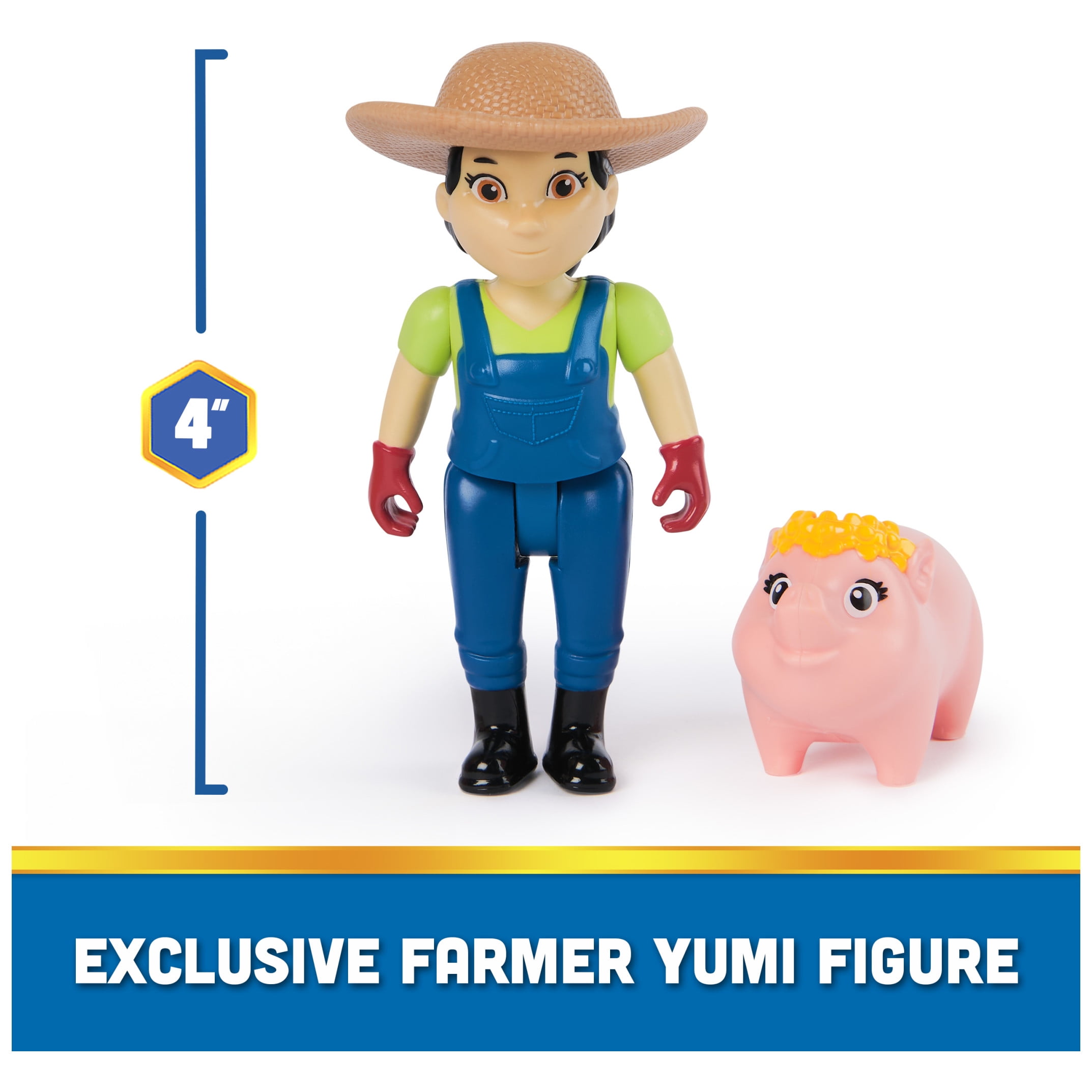 Paw Patrol Skye & Farmer Yumi Toy Figures set