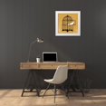 thumbnail image 3 of Vess, June Erica 15x15 White Modern Wood Framed Museum Art Print Titled - Birdcage Silhouette II, 3 of 4