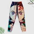 thumbnail image 4 of Demon Slayer Kids' Sweatshirt & Pants Set 2 Pcs Tracksuit Outfit Casual Pullover Hoodie Sweatpants for Daily & Travel 110CM, 4 of 8