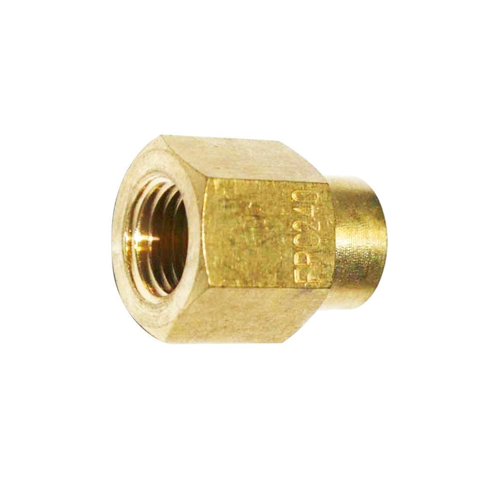 1 8 X 1 8 FPC240 1/8 Inch FPT x 1/4 Inch FPT Brass Female Coupling Adapter