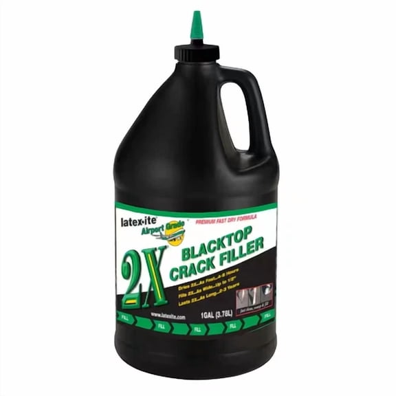 Blacktop Crack Filler Asphalt Repair Sealant Patch Fast Dry 2X Premium 1 Gal New