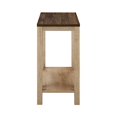 thumbnail image 4 of Walker Edison Ferme Moderne A-Cadre Bois Rectangle Table d'Appoint Salon Petite Table d'Appoint, 13 Pouces, Chêne Blanc, 4 of 5