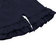 thumbnail image 5 of Ruyang Girls Slim Fit Cotton Shorts Ruffle Soft Elastic Waist Casual Shorts Lightweight Outdoor Athletic Jogger Shorts 3-8 Years, 5 of 8