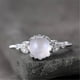 thumbnail image 3 of Fiudx Anillo de Compromiso Elegante con Incrustaciones de Diamantes, 3 of 5