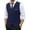 Navy Blue, variant on COOFANDY Men's Fashion Formal Slim Fit Business Dress Suit Vest Waistcoat