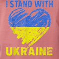 thumbnail image 3 of CafePress - Ukrainian Lover I Stand With Ukraine Heart T Shirt - Womens Comfort Colors® Shirt, 3 of 4
