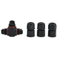 thumbnail image 7 of Neyseki Waterproof Connector 3 Pin Tee Electrical Wire Terminal Quick Connect Adapter 250V 16A TL20, 7 of 7