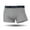 Gray, variant on HUPOM Mens Underwear Boxer Briefs Male Thongs Medium waist Comfort Waist Solid Boxer Briefs Gray L