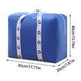 thumbnail image 3 of OEFNTAC 4PC Self Compression Storage Bags Vacuum Sealed Organizer for Blankets Comforters Clothes Travel Packing, 3 of 6