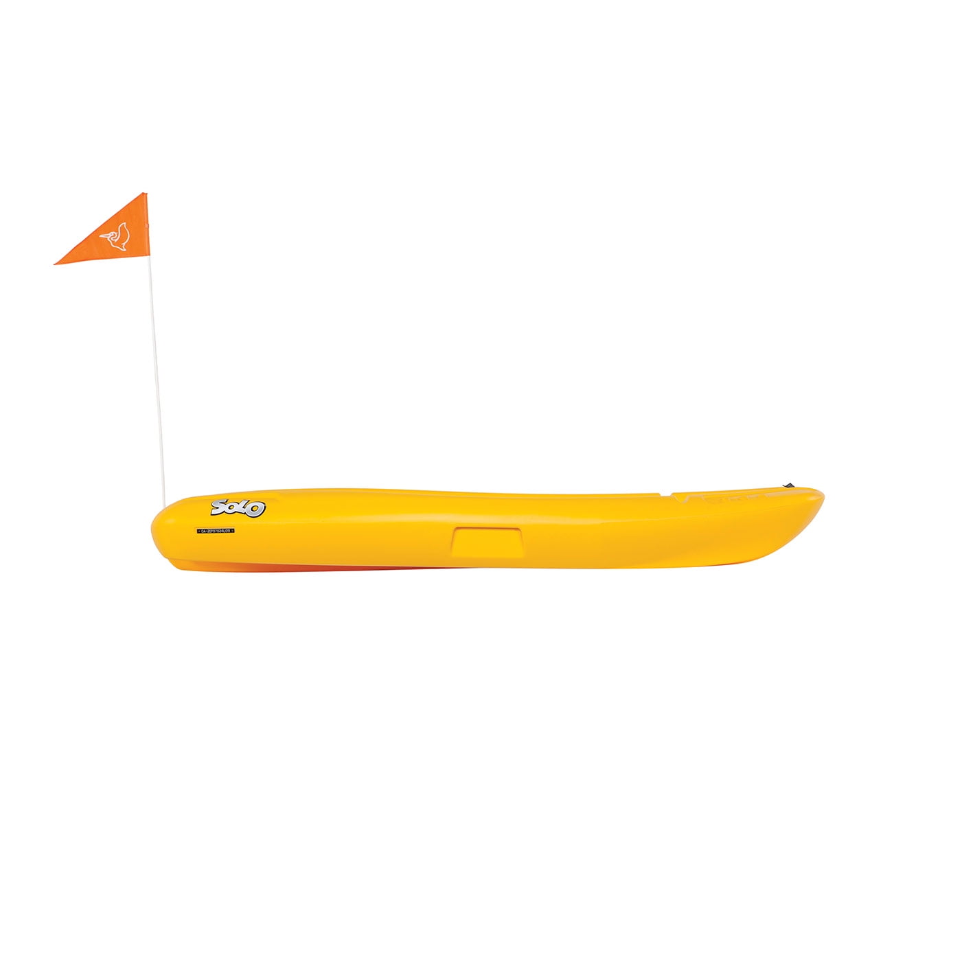 Pelican - Solo - Sit-on-top Recreational Kayak - Youth Kayak - Paddle Included - 6 ft - Mango