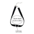 thumbnail image 4 of Crystal Round Love Heart Black Velvet- Collar Necklace Vintage Rhinestones Choker Punk Clavicle Chain Gift for Women, 4 of 15
