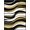 Black White Gold, Pattern 15, variant on Design&I 8'x10' Washable Area Rug Snag-Free Large Under Painterly Splash Marbled Motion Pile Covering for Dining Room, Large Office, Lounge