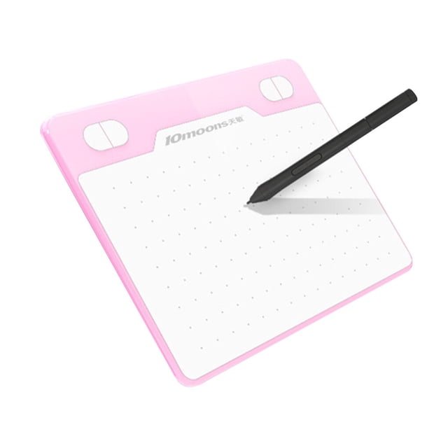 Seitruly Tableta de dibujo de gráficos ultraligera de 6 pulgadas con reemplazo de lápiz digital de 8192 niveles para Windows Android, blanco Computadoras y accesorios rosado